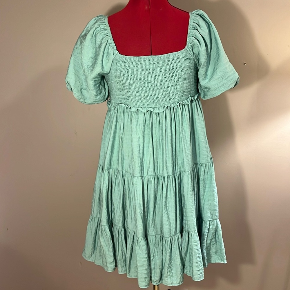 ALTAR’D STATE smocked babydoll dress - size medium